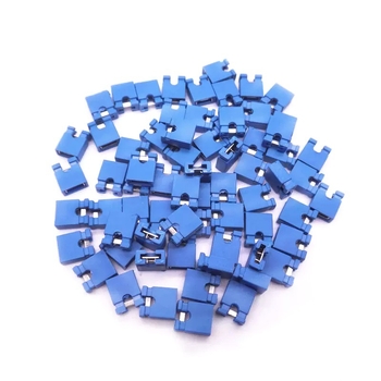 Jumperová zátka s roztečou 2,54 mm, skratovací blok, konektor pin header, otvorený/zatvorený typ, farby: čierna, žltá, modrá, červená, zelená