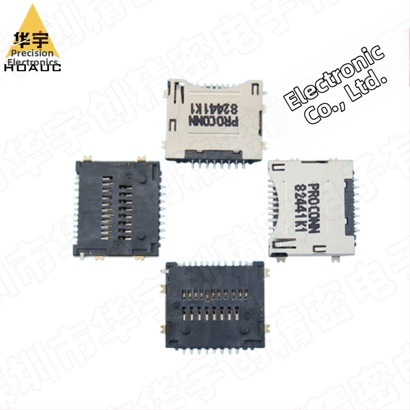 Vysoko rýchlostný držiak MicroSD a M.2, 2 v 1, s dvojradovými kontaktmi, povrchová montáž, 2.0H