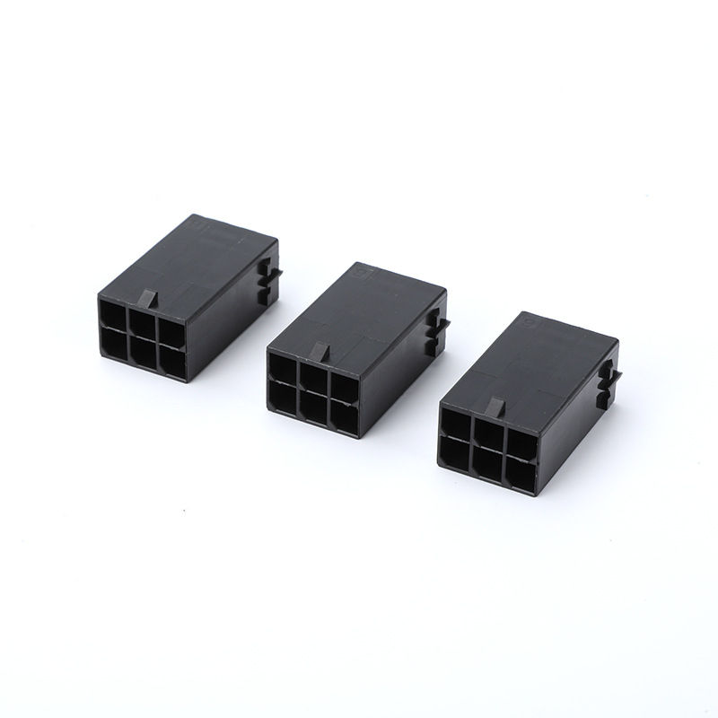 5,7 mm dvojradové samičie púzdro pre konektor servo, čierne, rozteč 4,2 mm, 5559-2P11P