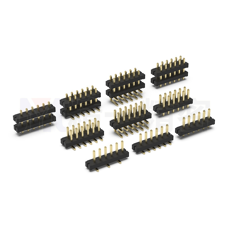 Pin header s rozstupom 3,96 mm, 2–40 pinov, jednoriadový priamy pin header, dvojradový SMT pin header a zásuvný header pre zariadenia krásy