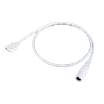 Kábel RGB4P – DC5521 samica konektor pre LED pásik, 410 mm, bez spájkovania