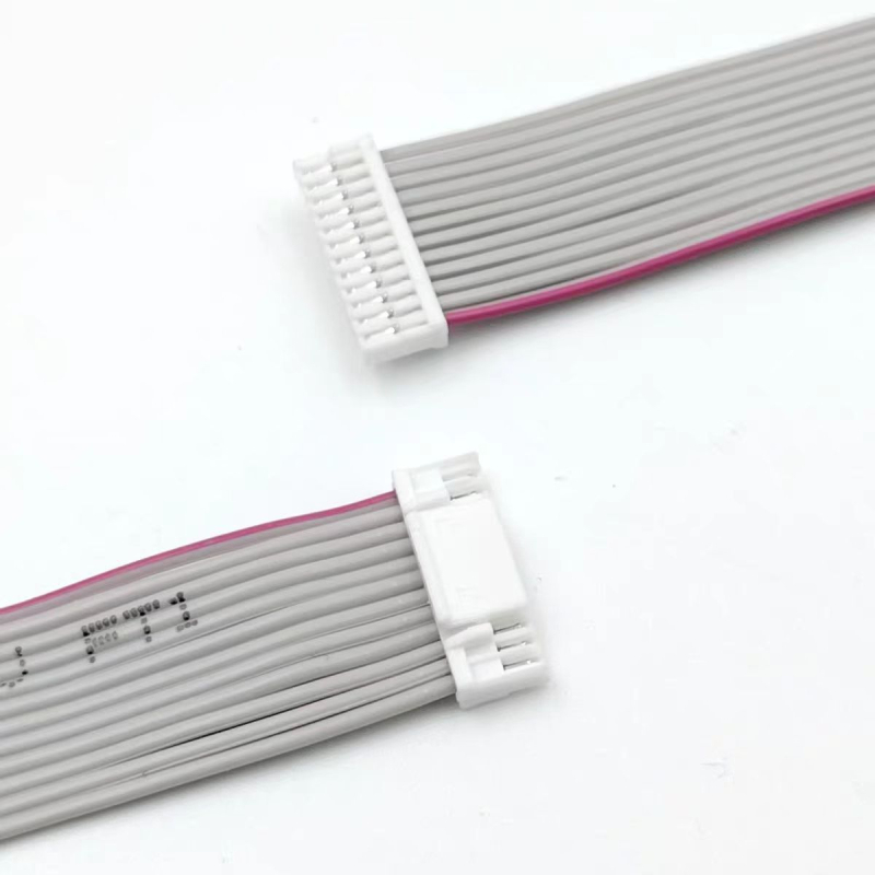 Hengyao Electronics 1,25 mm sivý dvojstranný terminálny vodič s červeným okrajom UL2651-28AWG