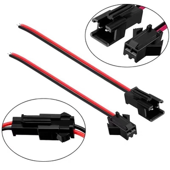 SM terminálový kábel, samčie aj samičie, rozstup 2,54 mm, 2/3/4/5/6-pinový zapájací kábel pre LED osvetlenie