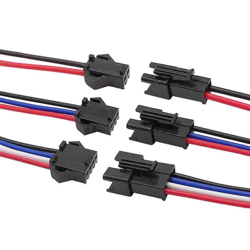 SM terminálový kábel, samčie aj samičie, rozstup 2,54 mm, 2/3/4/5/6-pinový zapájací kábel pre LED osvetlenie
