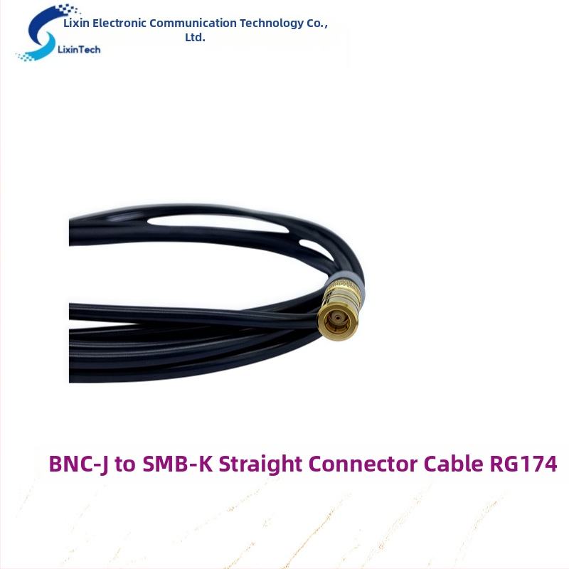 BNC-J na SMB-K rovný konektorový kábel, 50 Ω, pre RG174 316 kábel