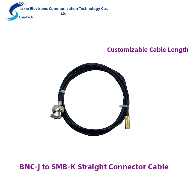 BNC-J na SMB-K rovný konektorový kábel, 50 Ω, pre RG174 316 kábel