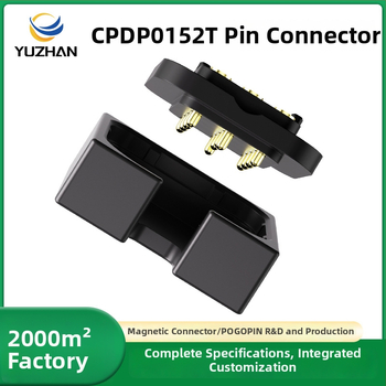 CPDP0152J 4-pínový magnetický spojovací konektor s pozlátenými Pogopin kontaktmi pre nabíjanie batérie
