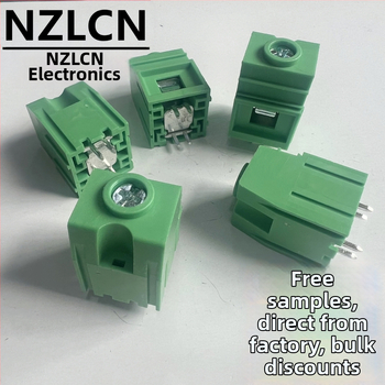 Zelený NZLCN-100A vysokoprúdový skrutkový PCB terminálny blok, 19,0 mm, 1P konektorová lišta