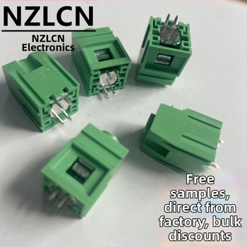 Zelený NZLCN-100A vysokoprúdový skrutkový PCB terminálny blok, 19,0 mm, 1P konektorová lišta