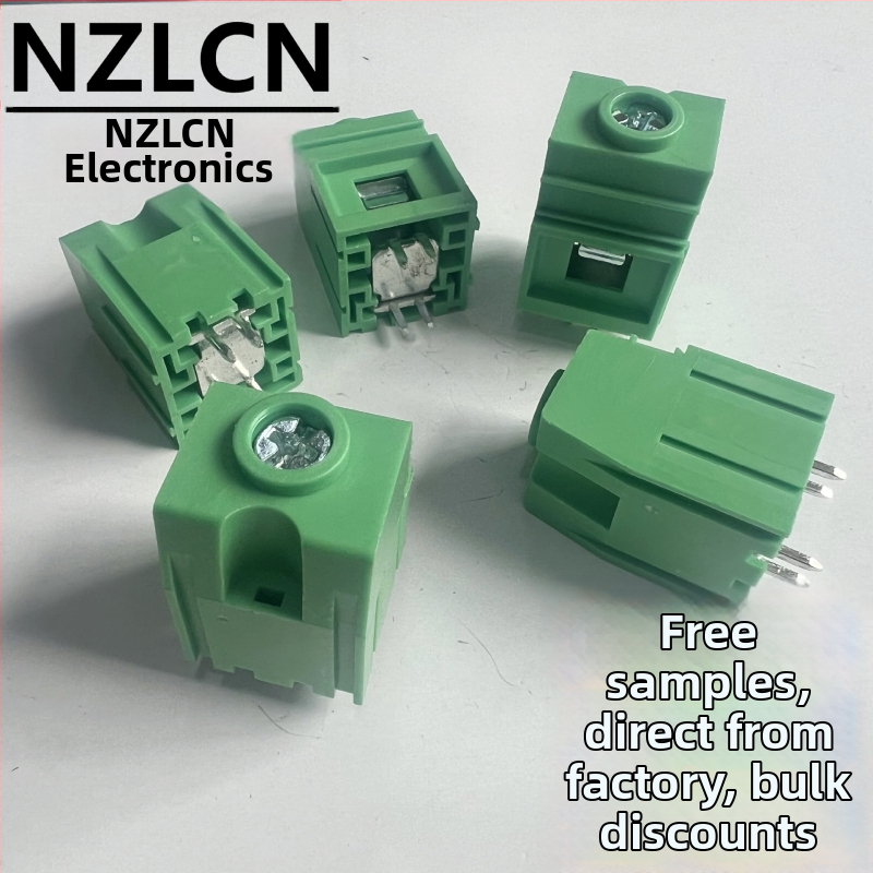 Zelený NZLCN-100A vysokoprúdový skrutkový PCB terminálny blok, 19,0 mm, 1P konektorová lišta