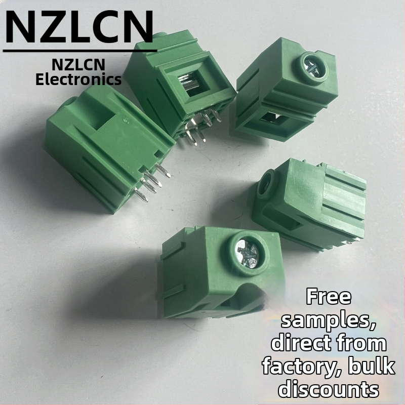 Zelený NZLCN-100A vysokoprúdový skrutkový PCB terminálny blok, 19,0 mm, 1P konektorová lišta