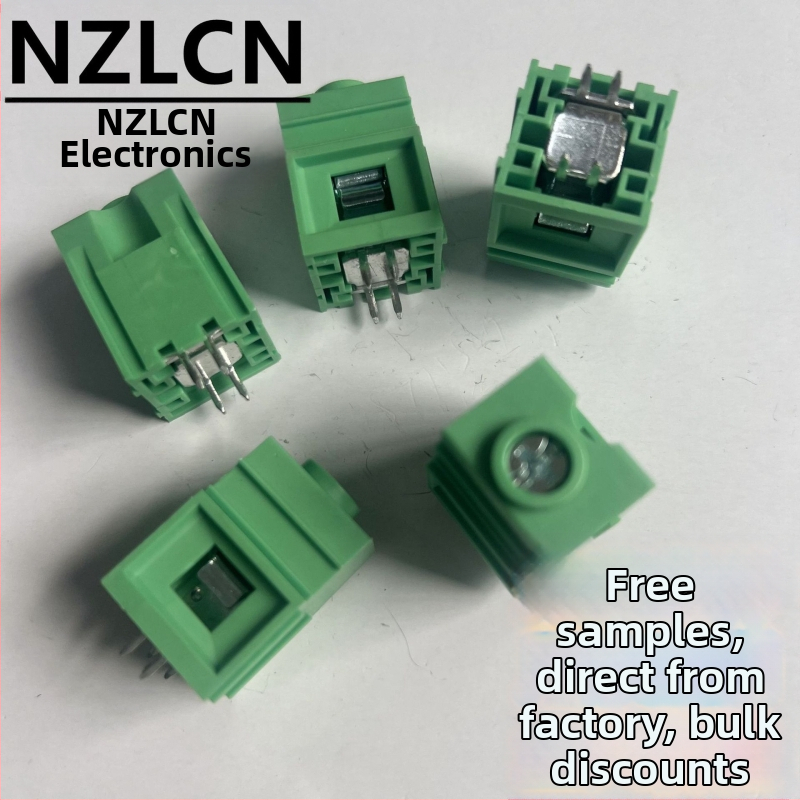 Zelený NZLCN-100A vysokoprúdový skrutkový PCB terminálny blok, 19,0 mm, 1P konektorová lišta