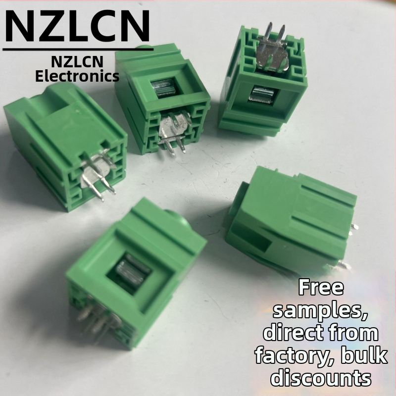 Zelený NZLCN-100A vysokoprúdový skrutkový PCB terminálny blok, 19,0 mm, 1P konektorová lišta