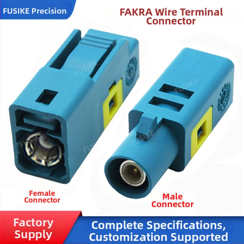 Fakra konektor adaptér pre zváranie / lisovanie káblov, automobilový FAKRA-C samica a samec RG58/RG174/RG316