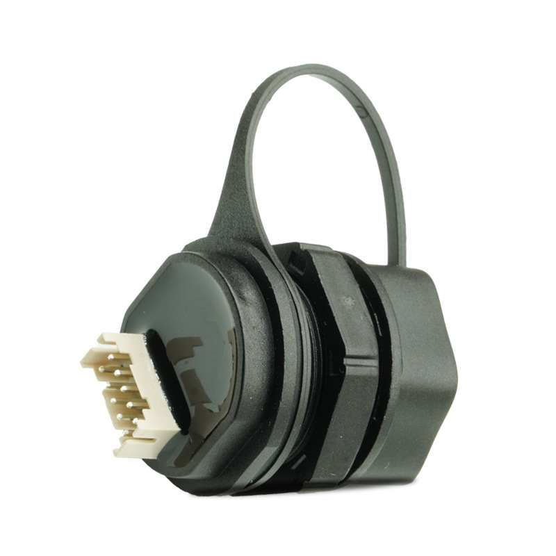 USB 3.0 letecký konektor, priemyselný samčie-samičie konektor, adaptér, 2x5 pin konektor, s voliteľným predlžovacím káblom
