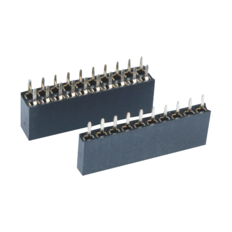 GOXCONN samica header, prispôsobený, rozteč 1.0/1.27/2.0/2.54 mm, SMT DIP, jednoriadkový a dvojradový, 2–40 pinov