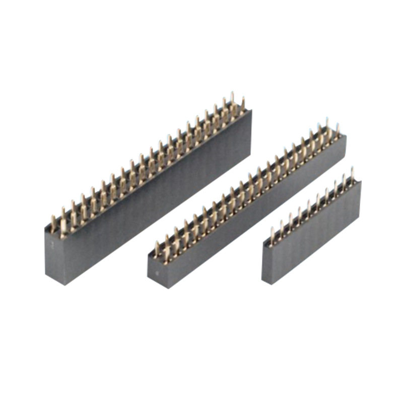 GOXCONN samica header, prispôsobený, rozteč 1.0/1.27/2.0/2.54 mm, SMT DIP, jednoriadkový a dvojradový, 2–40 pinov
