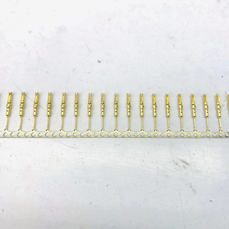 Meďový DIP terminál, ženský kontakt s pozláteným PCB konektorom