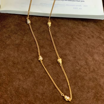 Nakit s 24K pozlaćenim bakrom, u obliku tikve, s brušenom završetkom, potpuno ugrađenim dijamantima, sedam blagoslova, unisex, podesiva duljina 41–50 cm