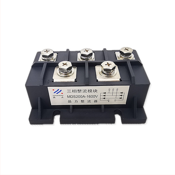 MDS200A1600V trojfázový usmerňovací mostový modul pre elektroplating a elektrolyzu, 200 A, 1600 V, 5 pinov