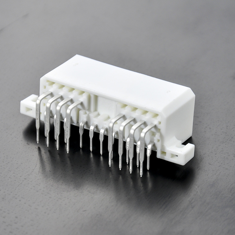 173862-1 Konektor s rozostupom 3,5 mm, mužský ohnutý kontakt, základňa s 18 pinmi, dvojradový ohnutý kontakt