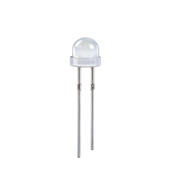 LED dioda s izravnim priključkom, oblik šešira od slame, mat rub, hladno bijela svjetlost