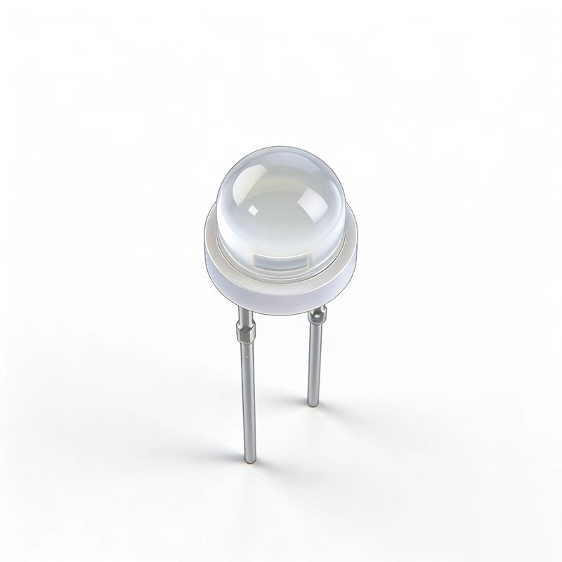 LED dioda s izravnim priključkom, oblik šešira od slame, mat rub, hladno bijela svjetlost