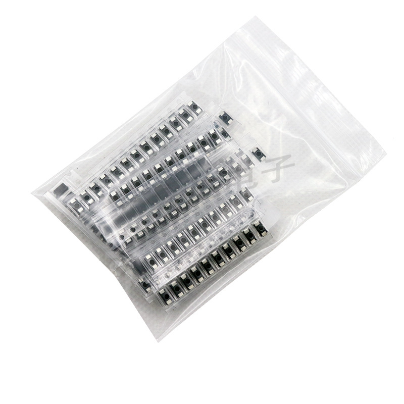 SMD diody Schottky a usmerňovacie diody v SMA balení: M1, M4, M7, SS34, SS14, 20 typov, po 10 ks.