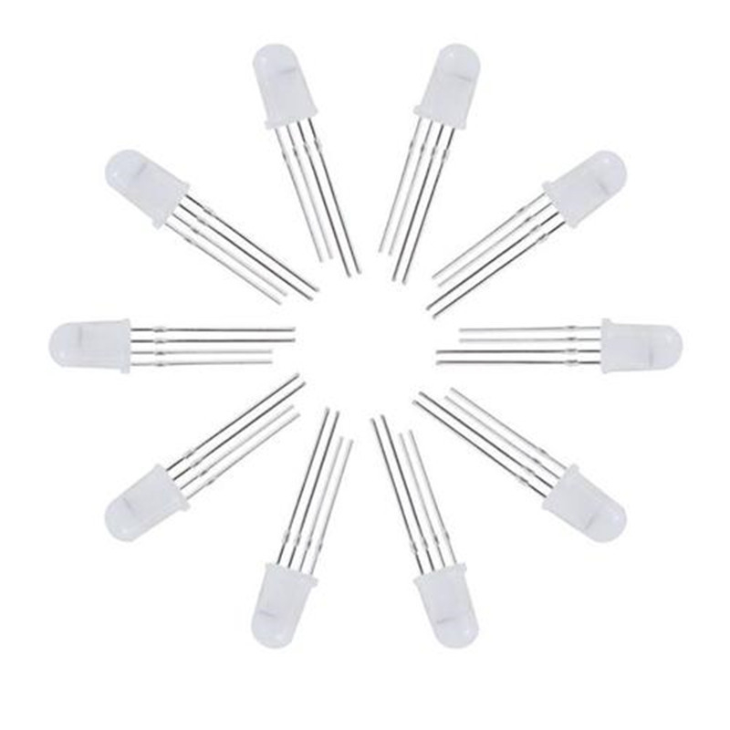 F5 RGB LED perla pune boje, 3-u-1: crvena, zelena, plava