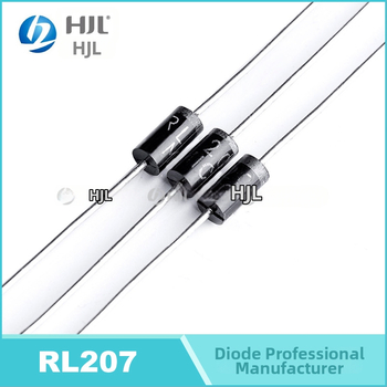 MIC usmerňovacia dióda s ultra rýchlym zotavením RL207 FR207 FR107, DO-15, 2A, 1000V
