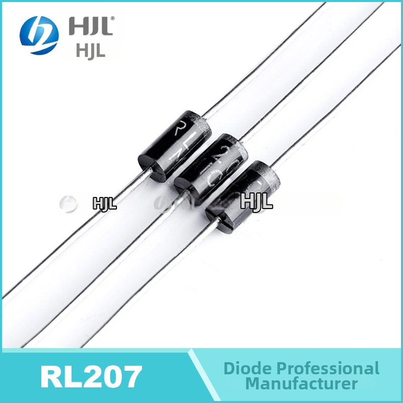 MIC usmerňovacia dióda s ultra rýchlym zotavením RL207 FR207 FR107, DO-15, 2A, 1000V