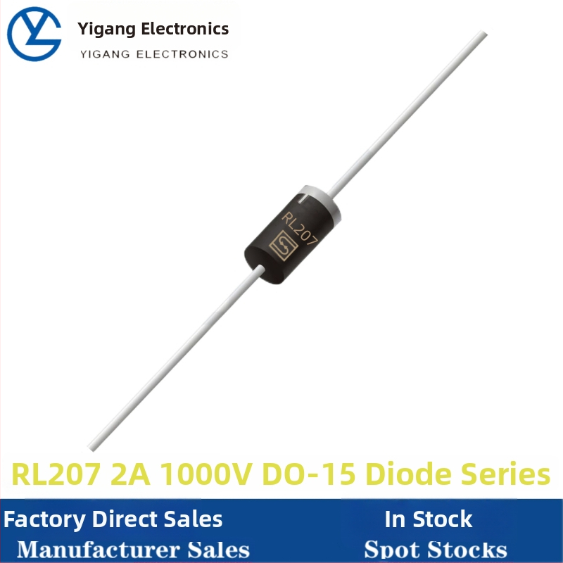 Nová Ultra-Fast Recovery dióda RL207, RL257 2A/2.5A 1000V DO-15
