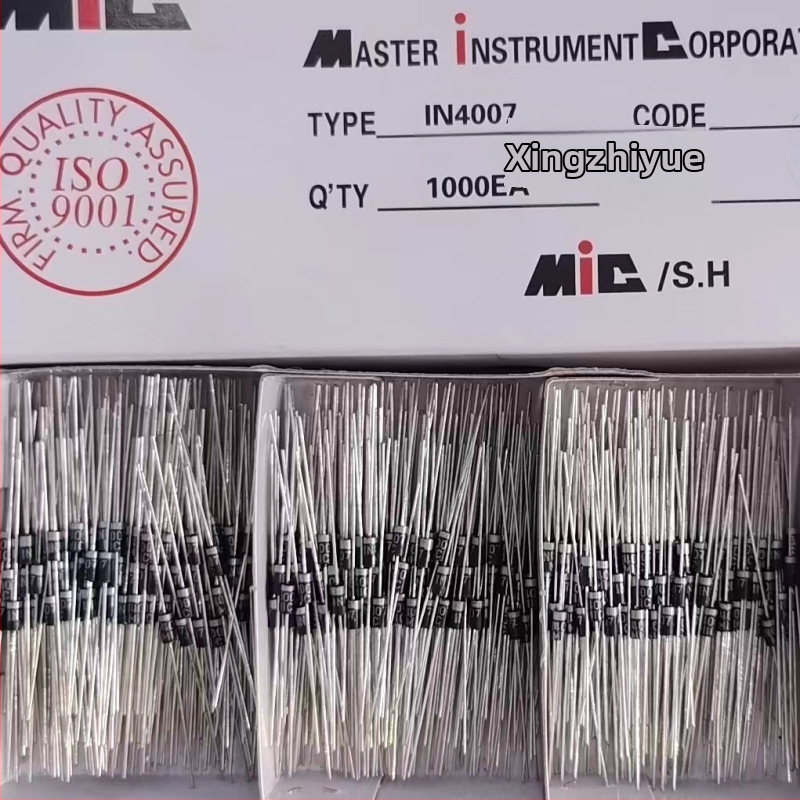 1N4007 DO-41 usmerňovacia dióda, 1 A, 1000 V, balenie 1000 ks