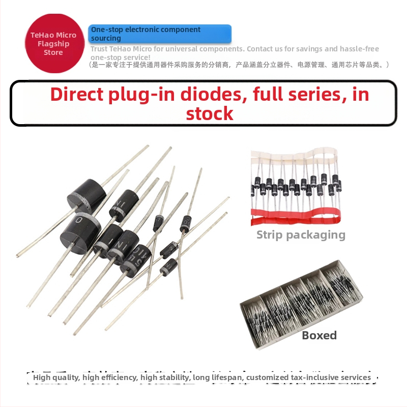 Te How Wei SR340 SR360 SR540 SR560 Schottky dióda DO-27, 5A/60V