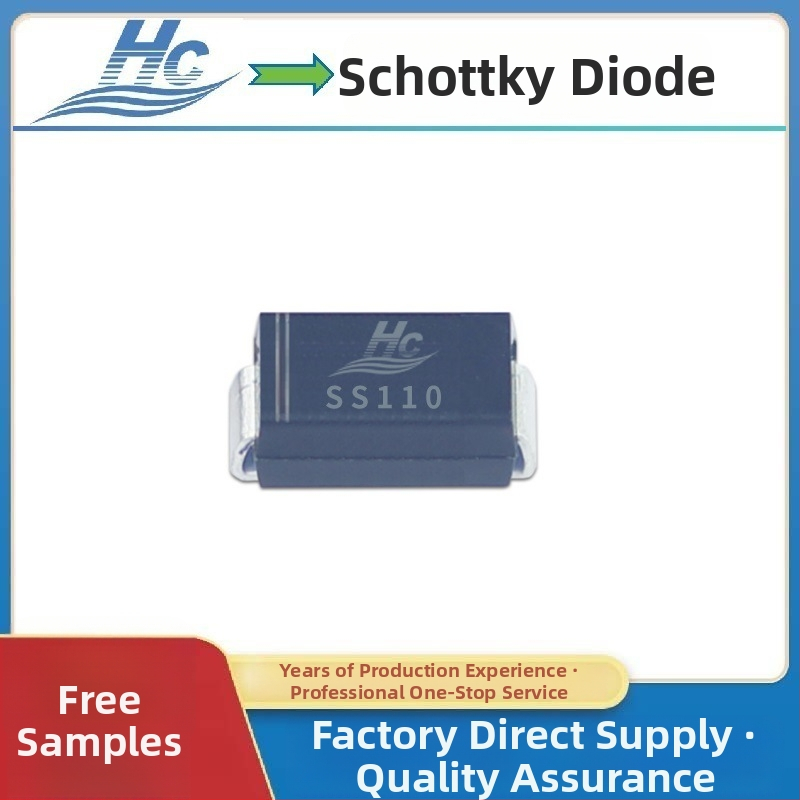 SS110 SMD Schottky dióda, 1A 100V