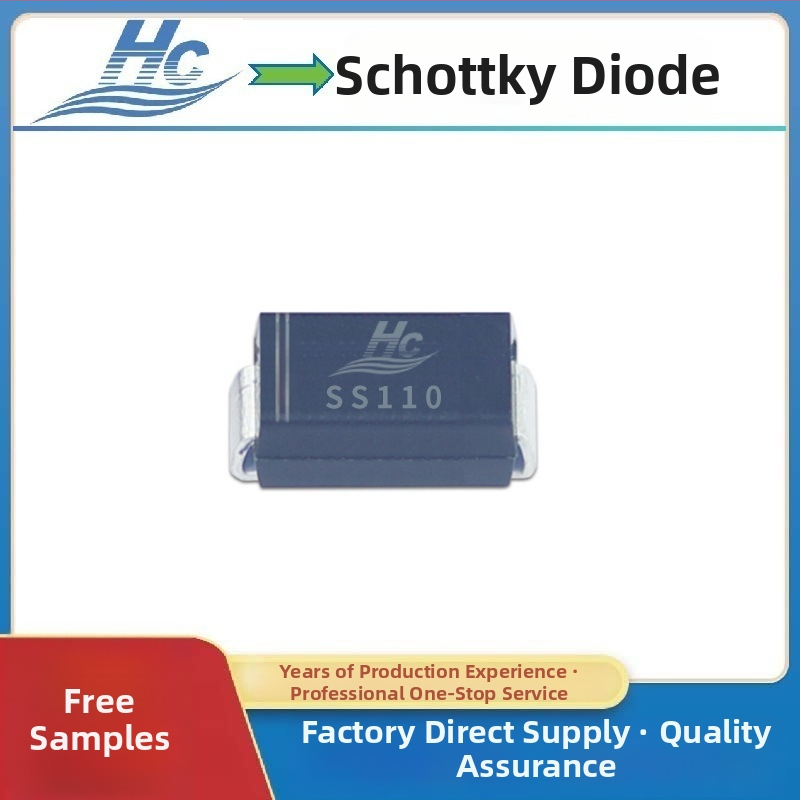 SS110 SMD Schottky dióda, 1A 100V