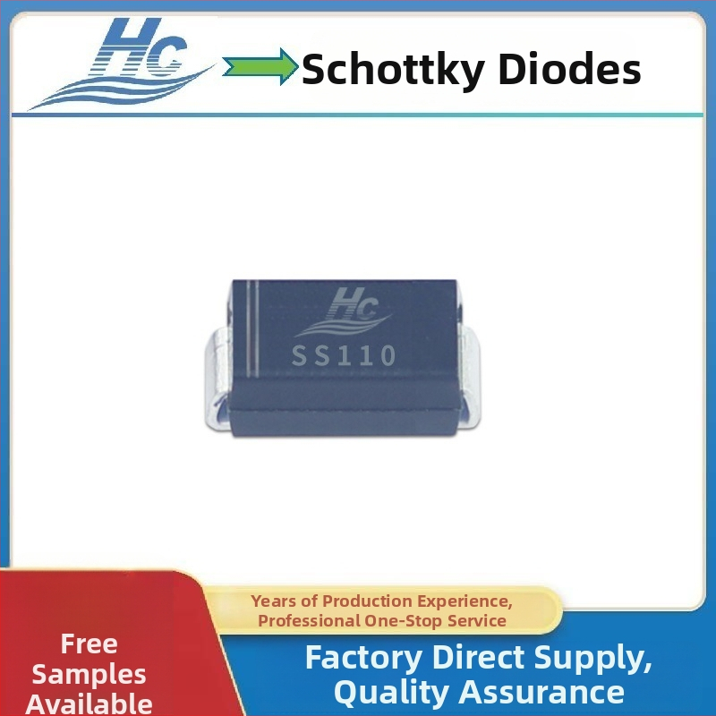 SS110 SMD Schottky dióda, 1A 100V