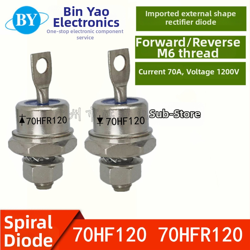 Špirálová dióda 70HF120, 70HFR120, 70A/1200V
