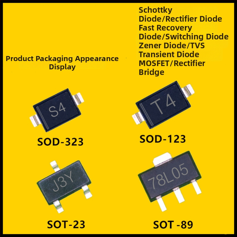 SS510L SMB povrchovo montovaná Schottky dióda, nízke VF, nízky pokles napätia, SMB/DO-214AA puzdro