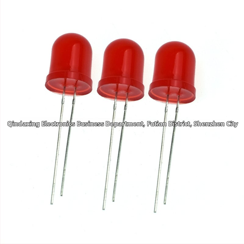 10 mm indikátorové LED, červená/zelená/žltá/modrá, 3V