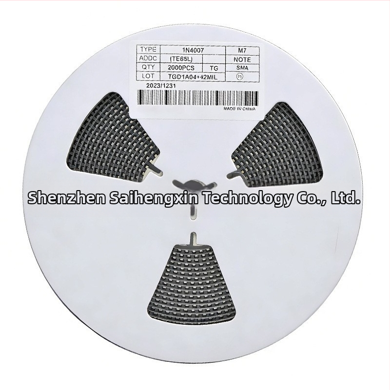 1N4007 M7 usmerňovacia dióda, balenie SMA DO-214AC, 1 A, 1000 V