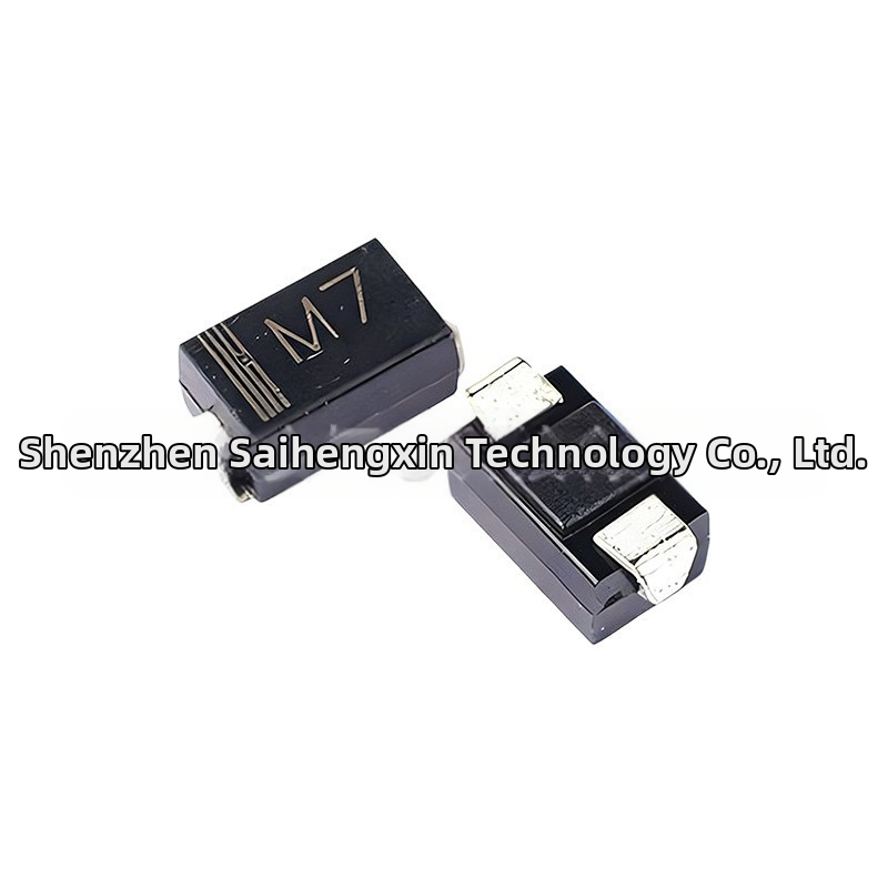 1N4007 M7 usmerňovacia dióda, balenie SMA DO-214AC, 1 A, 1000 V