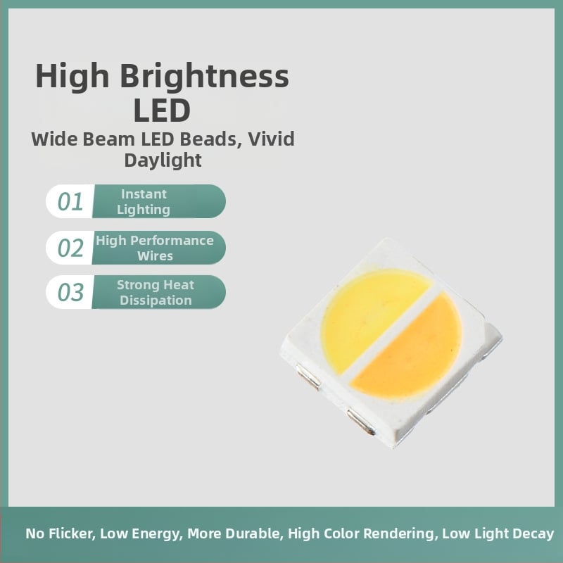 Dvojfarebné SMD LED korálky 3030, patch 3 mm