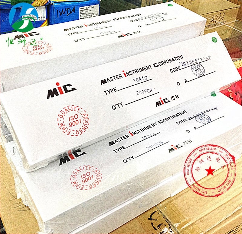 MIC 1N5392 usmerňovacia dióda, DO-15, páska a cievka balenie, séria