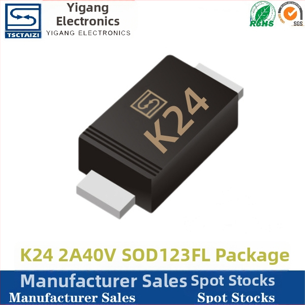 SS24 Schottky dióda, SMD, v puzdre SOD-123FL