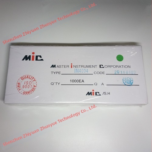 Usmerňovacia dióda 1N4004 MIC DO-41, nová originálna, 1000 ks/bal.