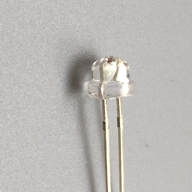 F5 szalmakalap 5mm diffúz fehér LED gyöngyök