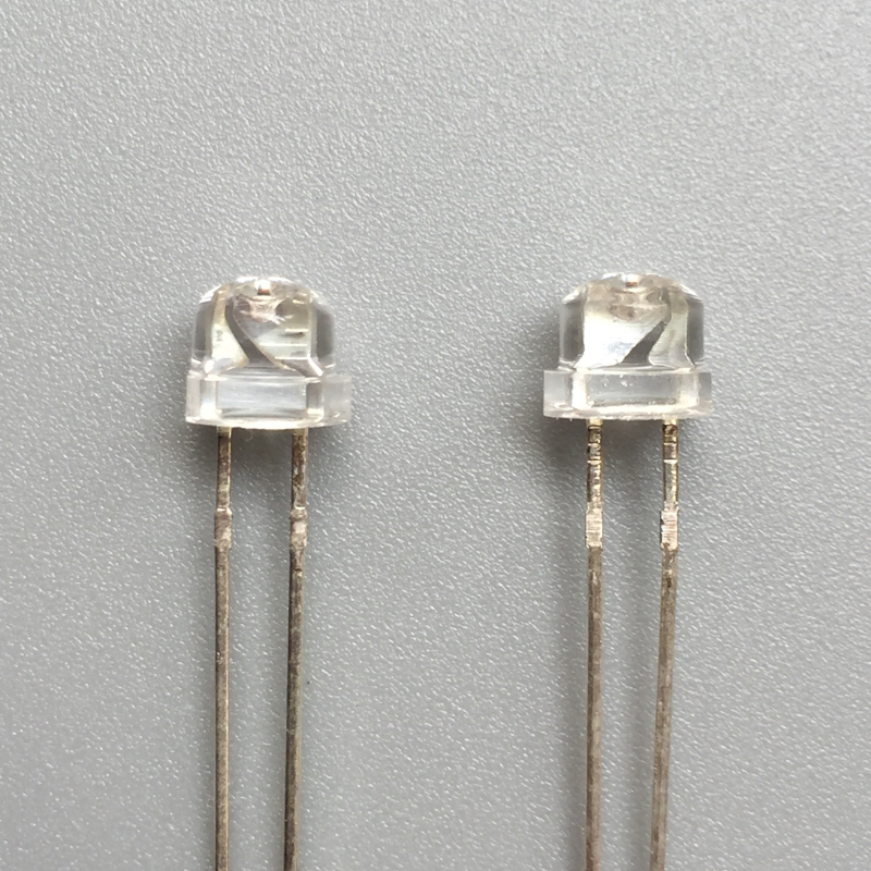 F5 szalmakalap 5mm diffúz fehér LED gyöngyök