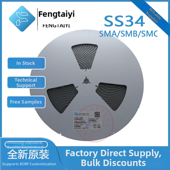 Yifengwei Schottky dióda SS34, SMD dioda v puzdre SMA/SMB/SMC