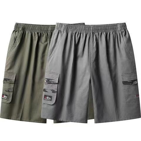 Muške cargo šorceve, plus veličina, ljeto, korejski stil, mješavina pamuka